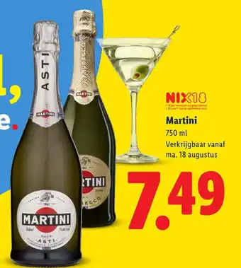 Lidl Martini aanbieding
