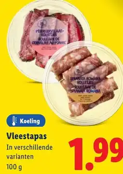 Lidl Vleestapas aanbieding