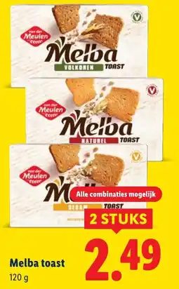 Lidl Melba toast aanbieding