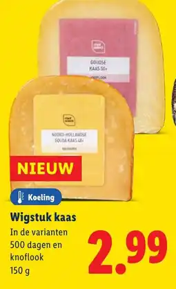 Lidl Wigstuk kaas aanbieding