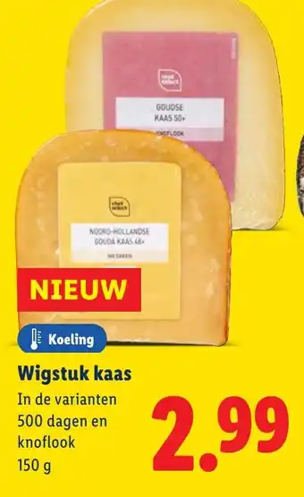 Lidl Wigstuk kaas aanbieding
