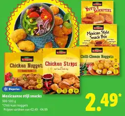 Lidl Mexicaanse stijl snacks aanbieding