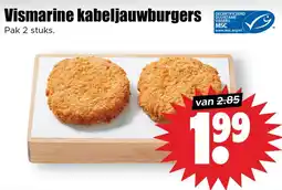 Dirk Vismarine kabeljauwburgers aanbieding