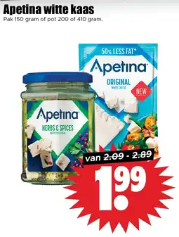 Dirk Apetina witte kaas aanbieding