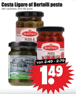 Dirk Costa Ligure of Bertolli Pesto aanbieding