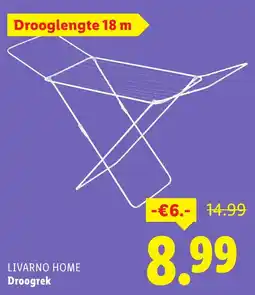 Lidl Livarno Home Droogrek aanbieding