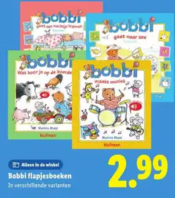 Lidl Bobbi flapjesboeken aanbieding