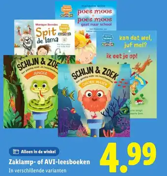 Lidl Zaklamp of AVI leesboeken aanbieding