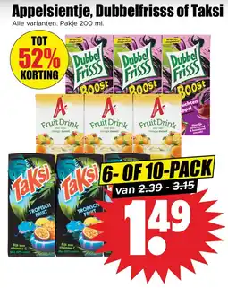 Dirk Appelsientje, Dubbelfrisss of Taksi aanbieding