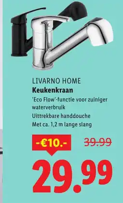 Lidl Livarno home keukenkraan aanbieding