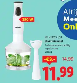 Lidl Silvercrest staafmixerset aanbieding