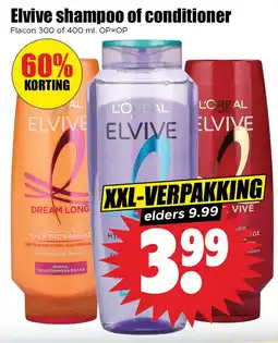 Dirk Elvive Shampoo of Conditioner aanbieding