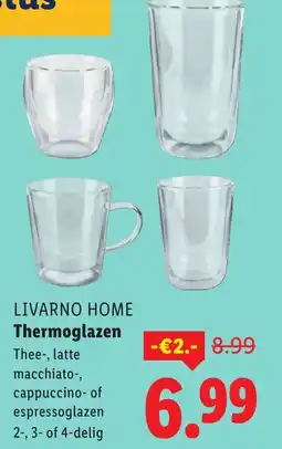 Lidl Livarno home thermoglazen aanbieding