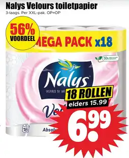 Dirk Nalys Velours Toiletpapier aanbieding