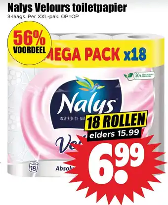 Dirk Nalys Velours Toiletpapier aanbieding