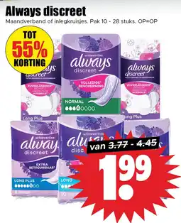 Dirk Always Discreet aanbieding