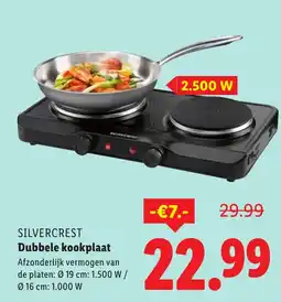 Lidl Silvercrest Dubbele kookplaat aanbieding