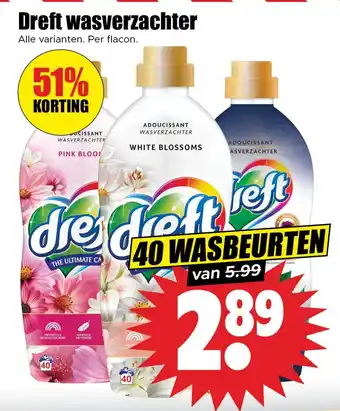 Dirk Dreft wasverzachter aanbieding