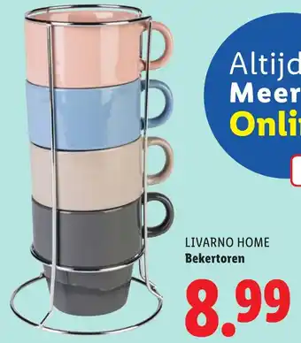 Lidl Livarno home bekertoren aanbieding