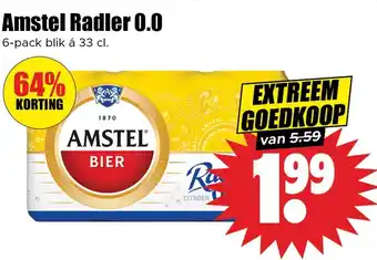 Dirk Amstel Radler 0.0 aanbieding