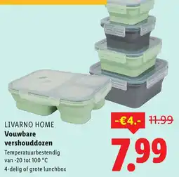 Lidl Livarno home vouwbare vershouddozen aanbieding