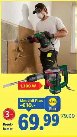 Lidl Breek hamer aanbieding