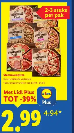 Lidl Steenovenpizza aanbieding