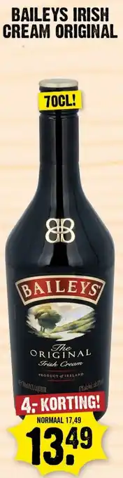 Dirk Baileys Irish Cream Original aanbieding