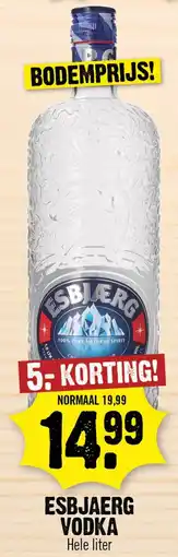 Dirk Esbjaerg Vodka aanbieding