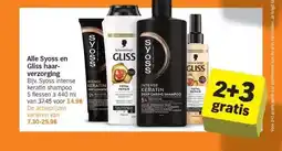 Albert Heijn Alle Syoss en Gliss haar- verzorging aanbieding