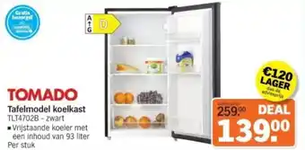 Albert Heijn Tomado Tafelmodel koelkast aanbieding
