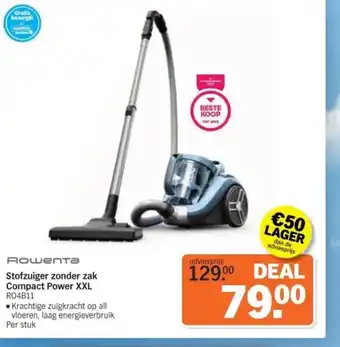 Albert Heijn Stofzuiger zonder zak Compact Power XXL aanbieding