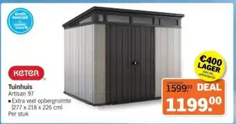 Albert Heijn Tuinhuis Artisan 97 aanbieding