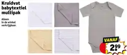 Kruidvat Kruidvat babytextiel multipak aanbieding