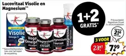 Kruidvat Lucovitaal Visolie en Magnesium aanbieding