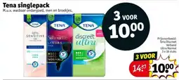 Kruidvat Tena singlepack aanbieding