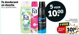 Kruidvat Fa Deodorant en Douche aanbieding