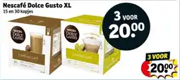 Kruidvat Nescafé Dolce Gusto XL aanbieding