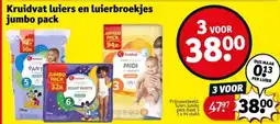 Kruidvat Kruidvat luiers en luierbroekjes jumbo pack aanbieding