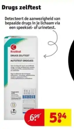 Kruidvat Drugs zelftest aanbieding