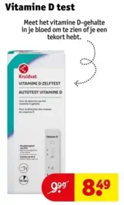 Kruidvat Vitamine D test aanbieding