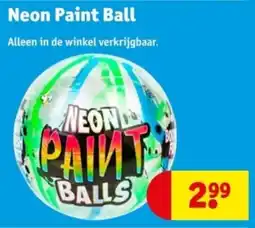 Kruidvat Neon Paint Ball aanbieding