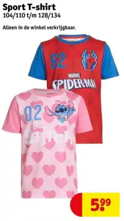 Kruidvat Sport T-shirt aanbieding