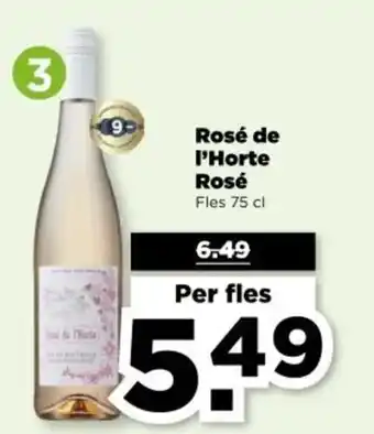 PLUS Rosé de l'Horte Rosé aanbieding