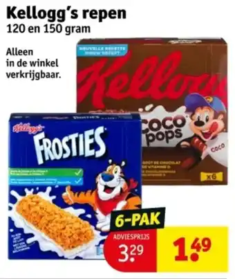 Kruidvat Kellogg's repen aanbieding