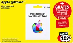Kruidvat Apple giftcard aanbieding