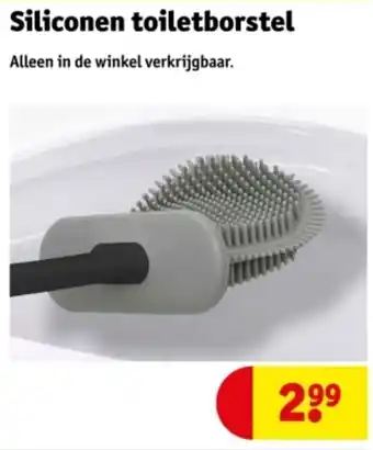 Kruidvat Siliconen Toiletborstel aanbieding