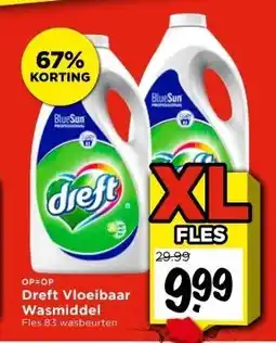 Vomar Voordeelmarkt Dreft Vloeibaar Wasmiddel aanbieding