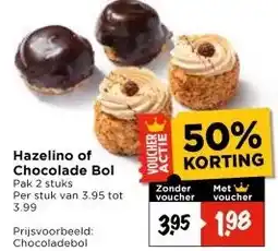 Vomar Voordeelmarkt Hazelino of Chocolade Bol aanbieding