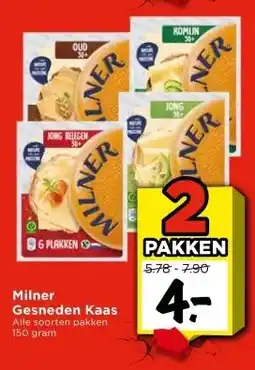 Vomar Voordeelmarkt Milner Gesneden Kaas aanbieding